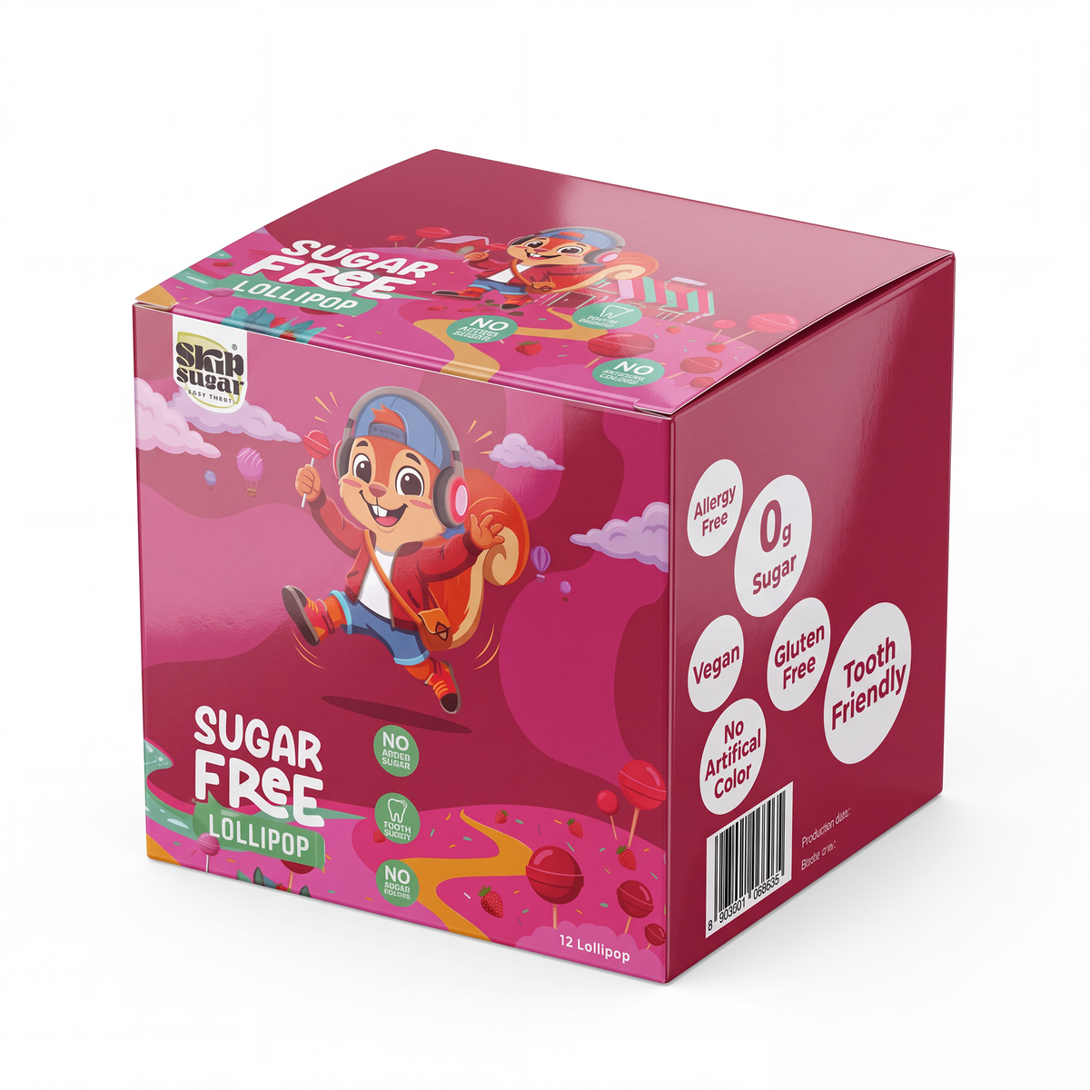 Sugar-Free Lollipop — Strawberry